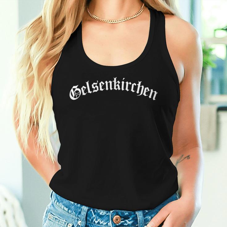 Gelsenkirchen Schalke Ruhrpott Women's Tank Top Frauen Geschenke für Sie