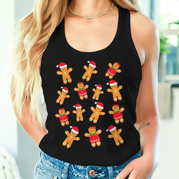 Gingerbread Christmas Gingerbread Pyjamas Mens Tank Top Frauen Geschenke für Sie