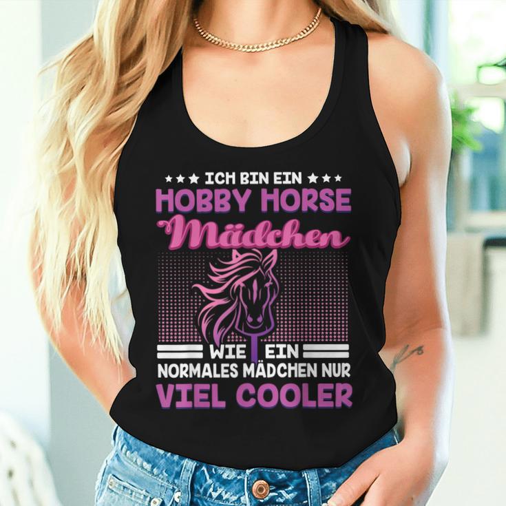 Ich Bin Ein Hobby Horse Mädchen Hobby Horsing Tank Top Frauen Geschenke für Sie