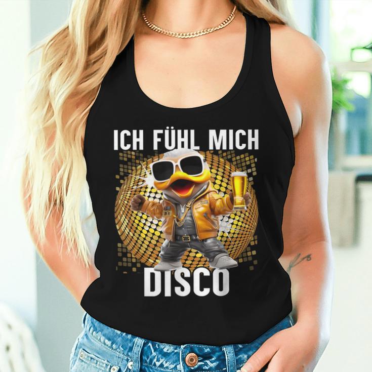 Ich Fühle Mich Disco Disco Duck Apres-Ski Party Tank Top Frauen Geschenke für Sie