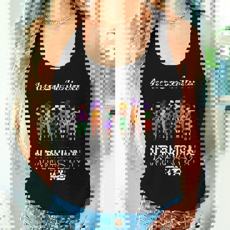 Iwd Día Internacional De La 2025 Accelerate Action Womens Camiseta sin mangas para mujer Regalos para ella