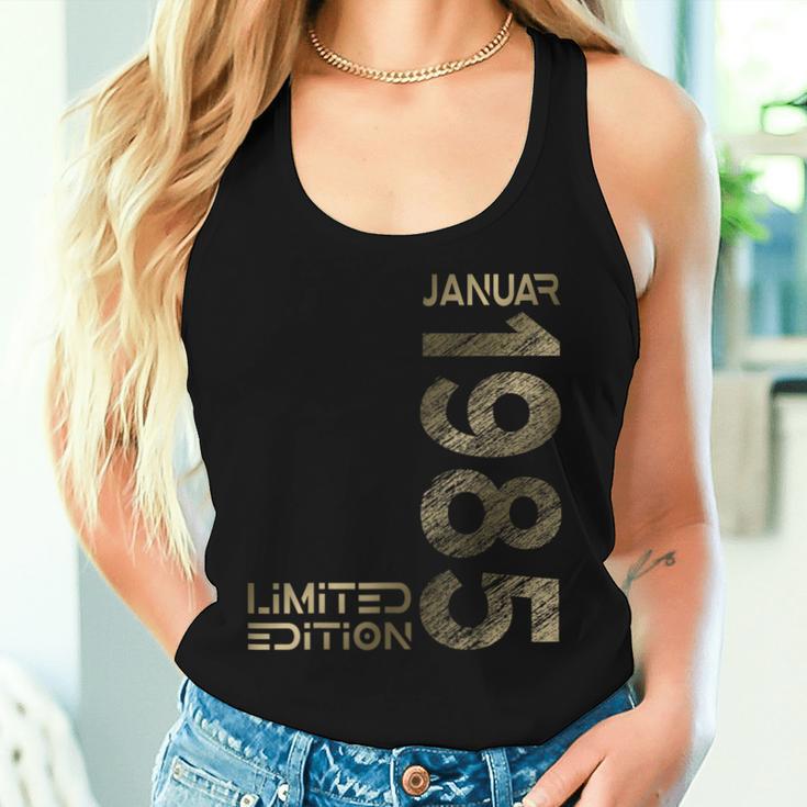 January 1985 Man Woman 40Th Birthday Limited Edition Tank Top Frauen Geschenke für Sie