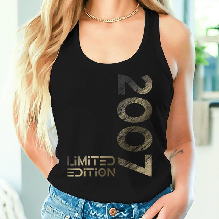 Limited Edition Jahrgang 2007 Junge Mädchen 18 Geburtstag Tank Top Frauen Geschenke für Sie