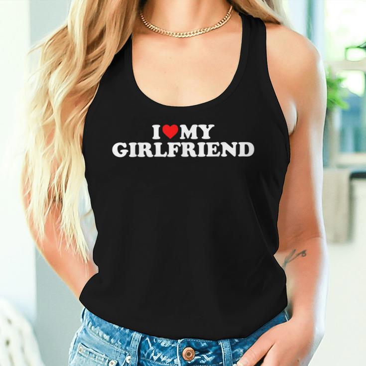 I Love My Girlfriend I Heart My Girlfriend I Love My Gf Tank Top Frauen Geschenke für Sie