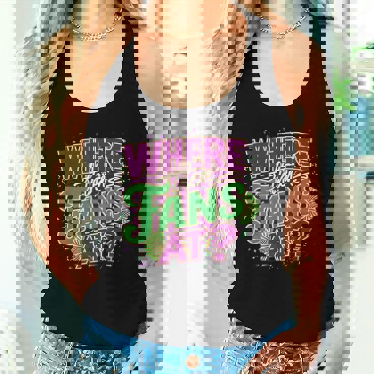 Where Them Vintage Fans At Black Girl For Girls Women Tank Top Gifts for Her