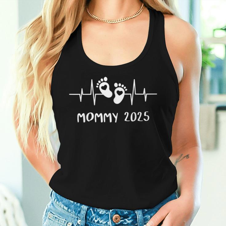 Mama 2025 Heartbeat The Mami Mom Mother's Day Birth Mother Tank Top Frauen Geschenke für Sie