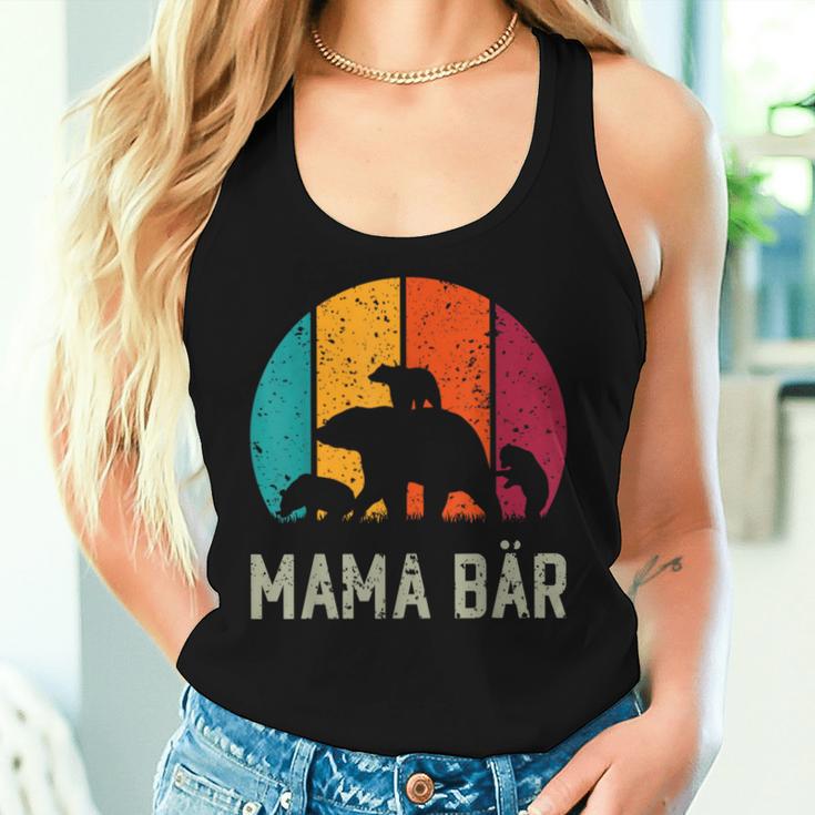 Mama Bear 3 Children Mother's Day Mother Women's Tank Top Frauen Geschenke für Sie