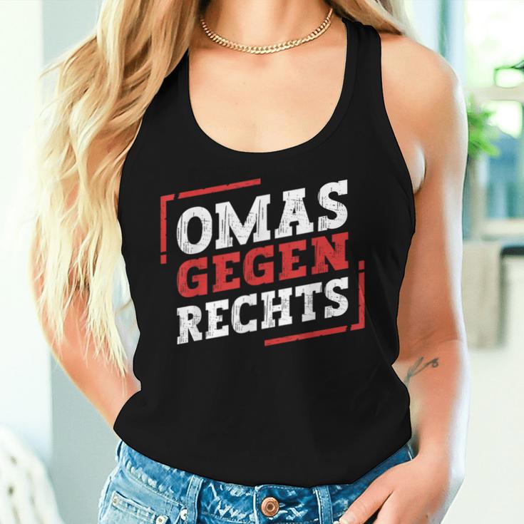 Omas Gegen Rechts Antirassismus Tank Top Frauen Geschenke für Sie