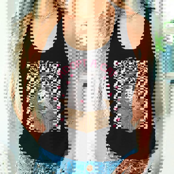 Possum & Raccoon Cat Rescue Squad Tank Top | Whimsical Women’s Tee Gifts for Her