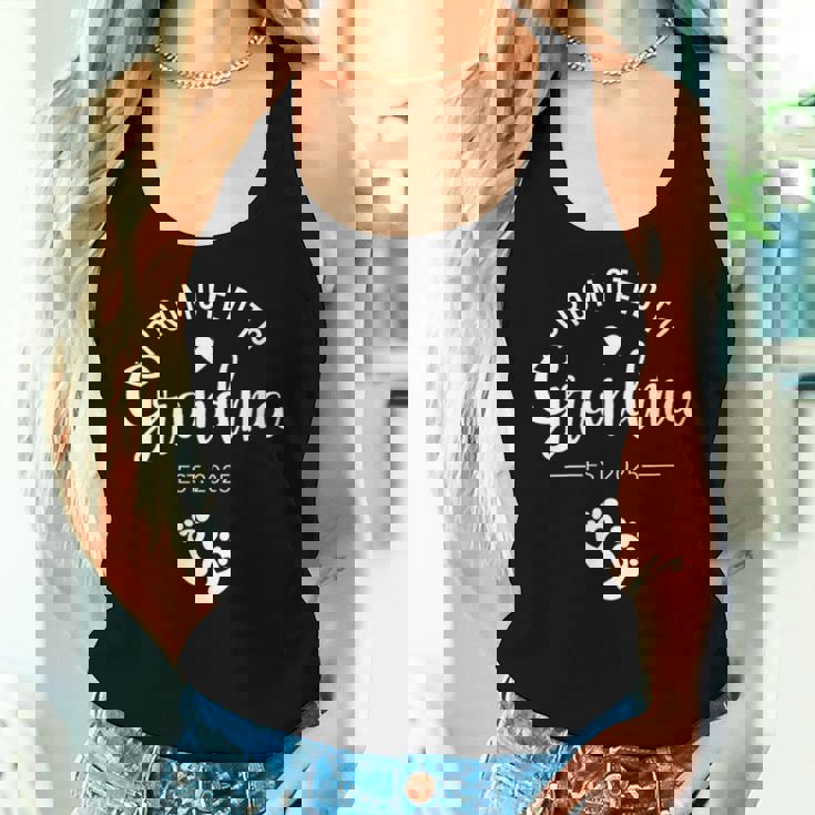 Promoted To Grandma Est 2025 For New Baby Women Tank Top Gifts for Her