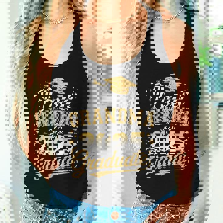 Proud Grandma Of A Class Of 2025 Graduate Senior Graduation Women Tank Top Gifts for Her