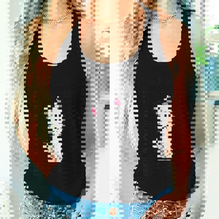 Qr Cat Meme Qr Code Qr Chat Maman Amoureux Des Chats Débardeur pour femme Cadeaux pour elle