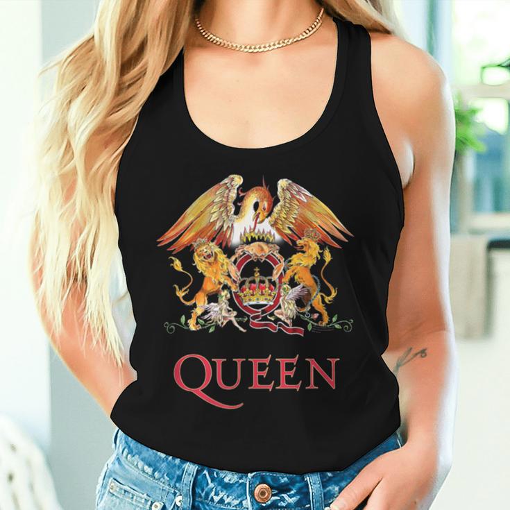 Queen Rock Music Band Logo By Rock Off Tank Top Frauen Geschenke für Sie