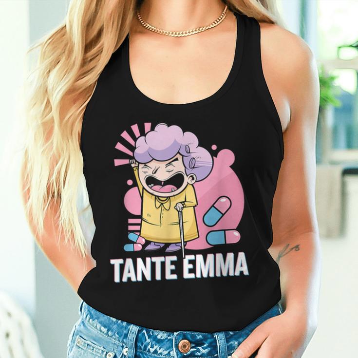 Raver Aunt Emma Ballern Techno Edm Rave Dj Tank Top Frauen Geschenke für Sie