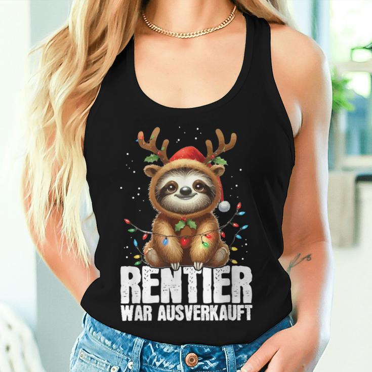 Reindeer War Sold Out Christmas Sloth Christmas Time Tank Top Frauen Geschenke für Sie