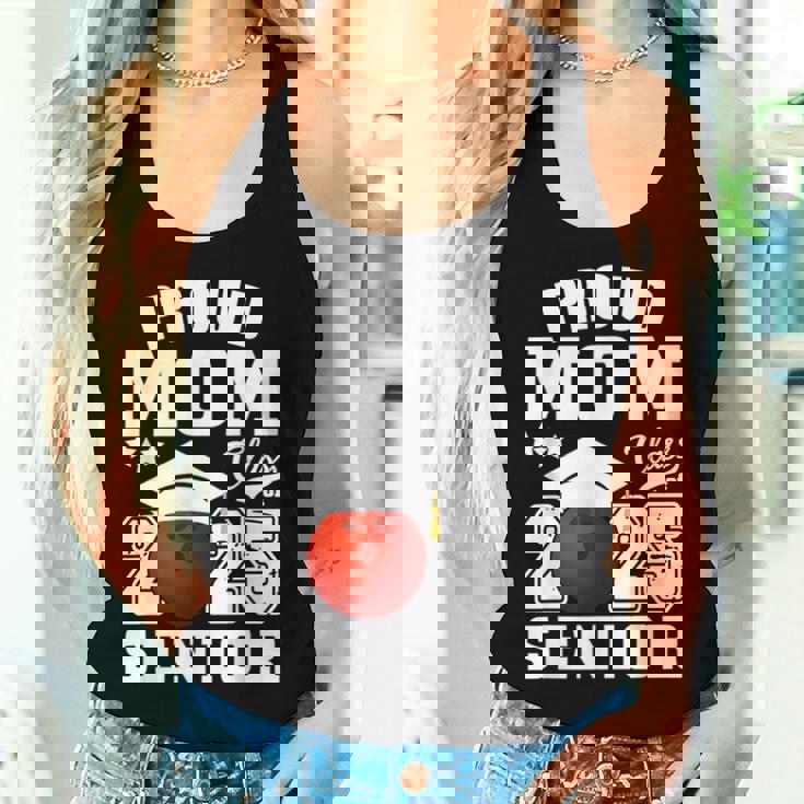 Senior 2025 Proud Mom Of A Class Of 2025 Bowling Graduate Women Tank Top Gifts for Her