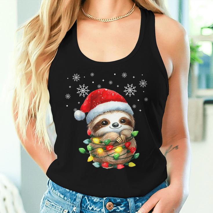 Sloth Christmas Family Outfit Children's Christmas Tank Top Frauen Geschenke für Sie