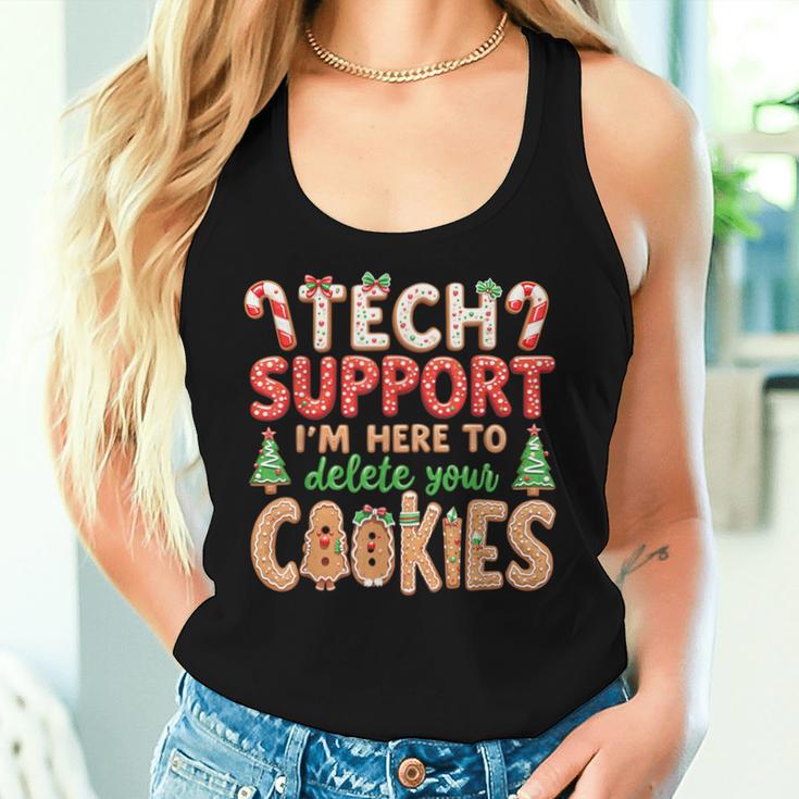 Tech Support Christmas Cookies For And Christmas Tank Top Frauen Geschenke für Sie