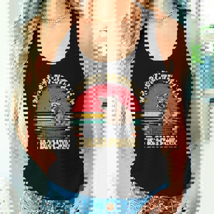Trash Panda Raccoon Spirit Animal Women's Tank Top | Fun Apparel Gifts for Her