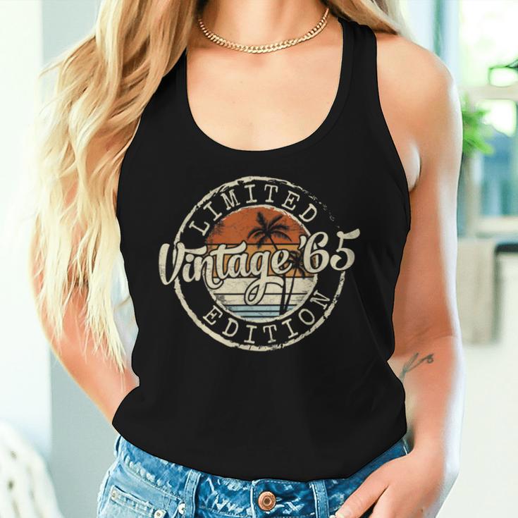 Vintage 1965 60Th Birthday For 60 Year Old Tank Top Frauen Geschenke für Sie