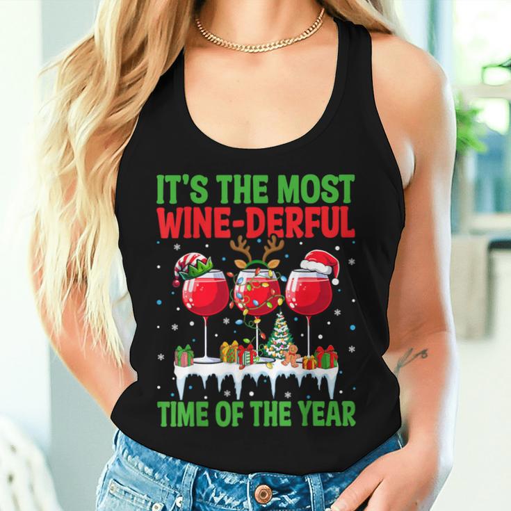 The Most Wine Derful Time Of The Year Christmas Women's Tank Top Frauen Geschenke für Sie