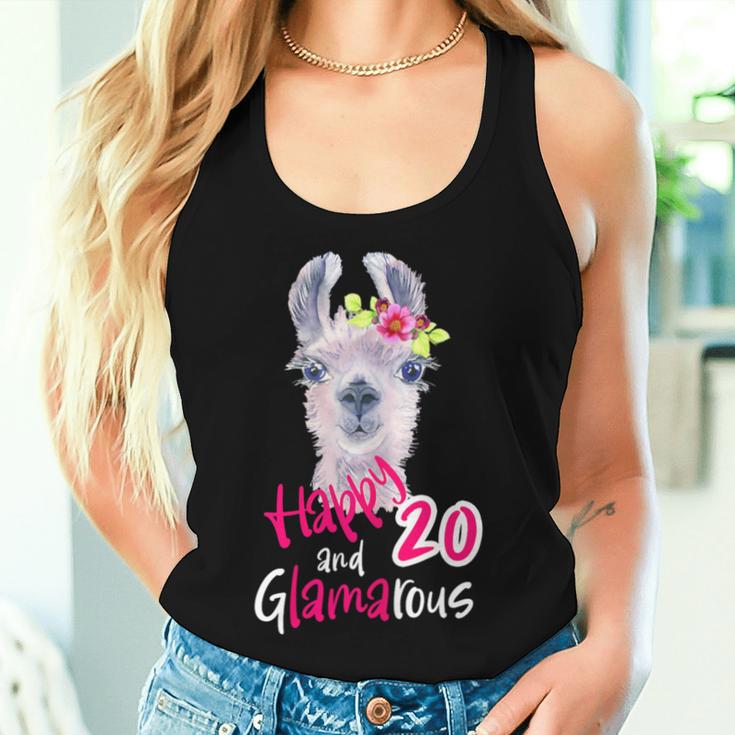 Women's 20Th Birthday 20S Birthday Decoration Lama Tank Top Frauen Geschenke für Sie