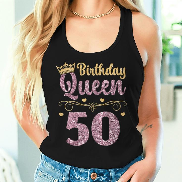 Women's 50Th Queen Birthday 50 Years Fift Tank Top Frauen Geschenke für Sie