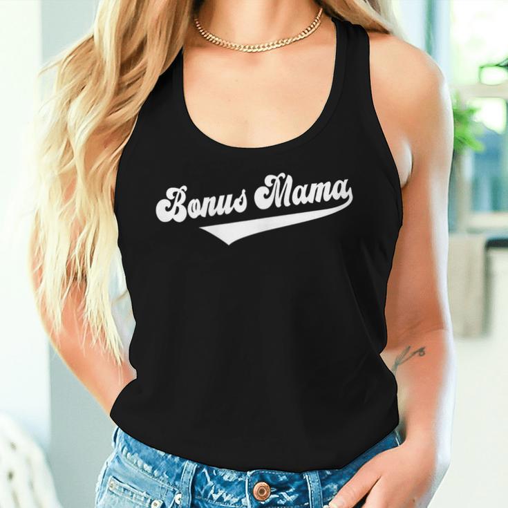 Women's Best Bonus Mama Birthday Stepmother Replacement Mum Step Mum Tank Top Frauen Geschenke für Sie