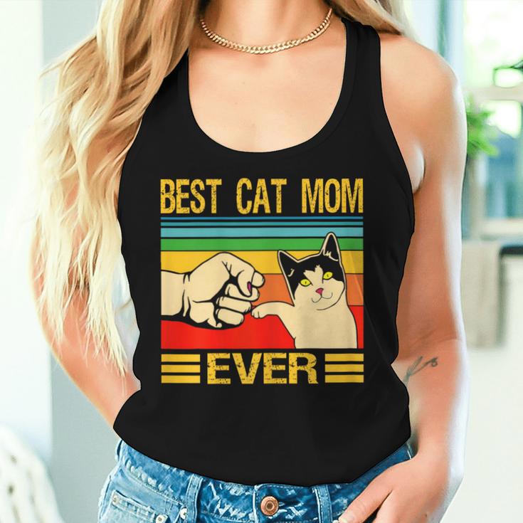 Women's Best Cat Mom Ever For The Woman Who Loves Your Cat Tank Top Frauen Geschenke für Sie