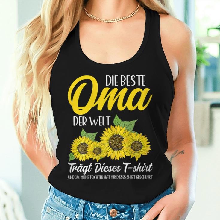 Women's The Best Oma In The World German Tank Top Frauen Geschenke für Sie