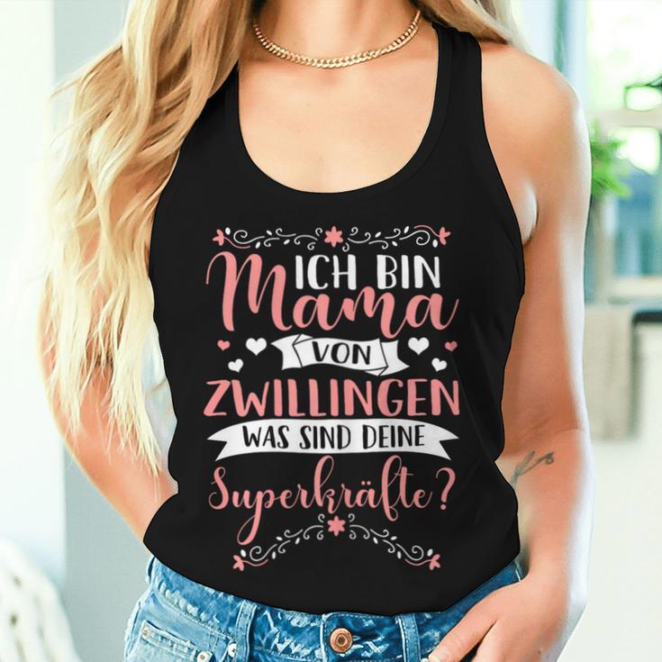 Women's Mamaon Zwillingen Sweet Saying For Mother's Day Tank Top Frauen Geschenke für Sie