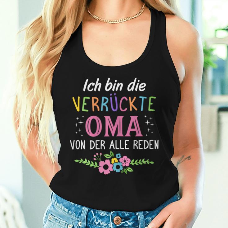 Women's Grandmother Crazy Grandma Tank Top Frauen Geschenke für Sie