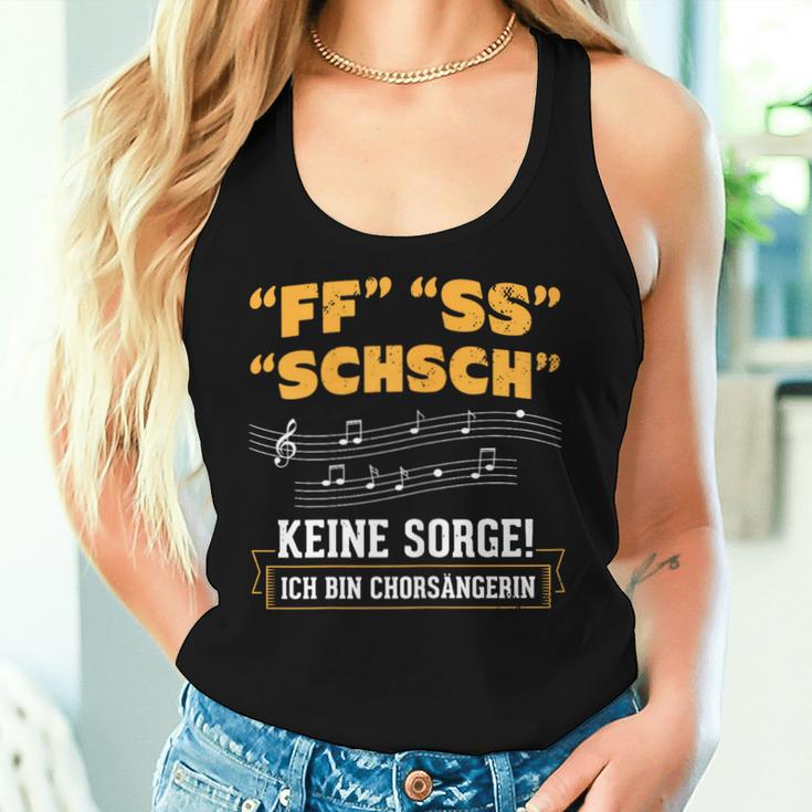 Women's Keine Sorge Chorsänger Tank Top Frauen Geschenke für Sie