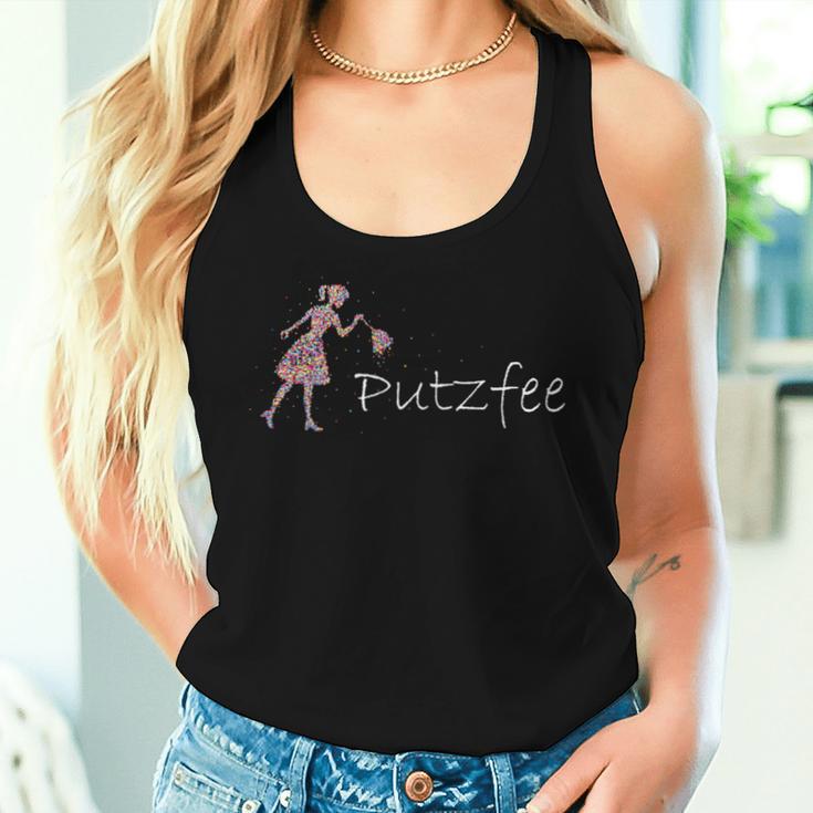 Women's Putzfee Cleaning Woman Cleaning Power Cleaning S Tank Top Frauen Geschenke für Sie