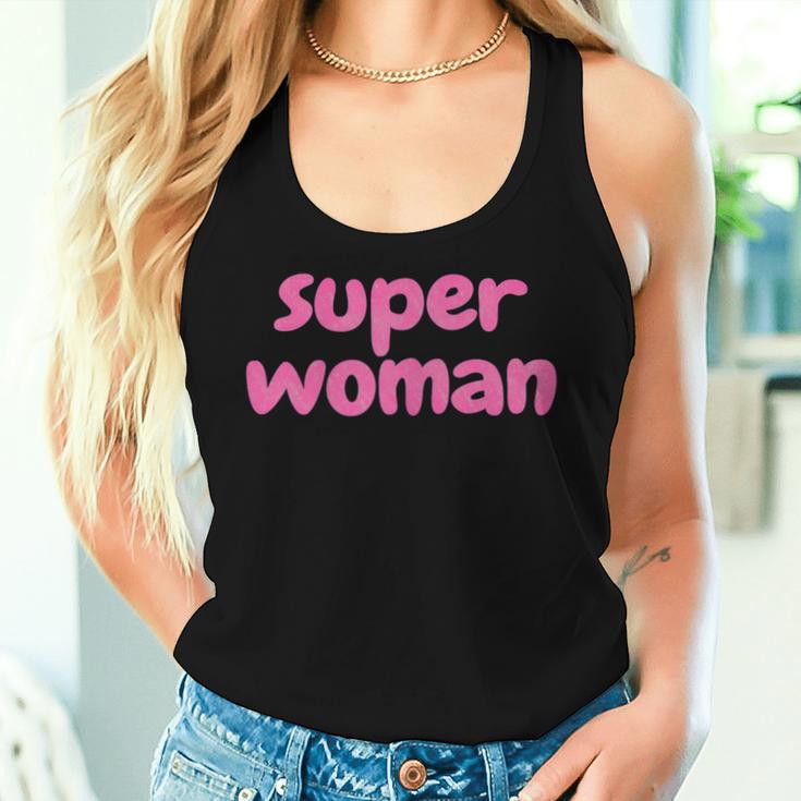 Women's Super Woman Tank Top Frauen Geschenke für Sie