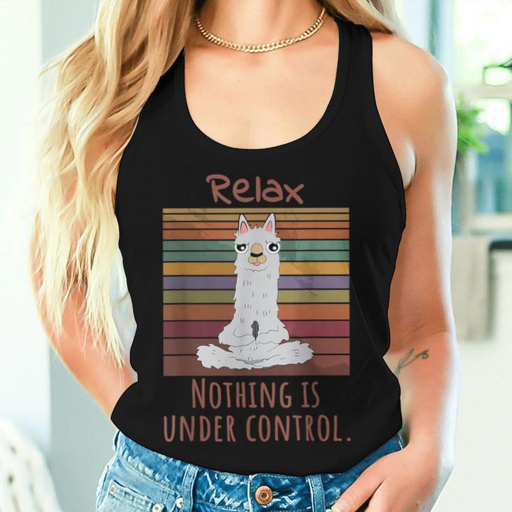 Yoga Outfit Ladies Girls Llama Buddha Tank Top Frauen Geschenke für Sie