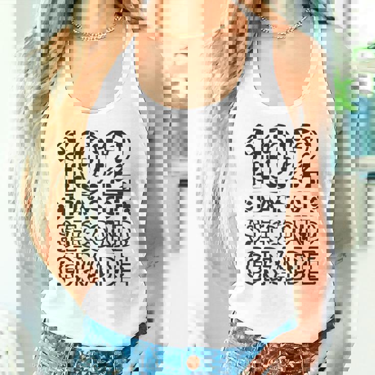 102 Day Of 2Nd Grade Dalmatian Dog Lovers Student Or Teacher Women Tank Top Gifts for Her