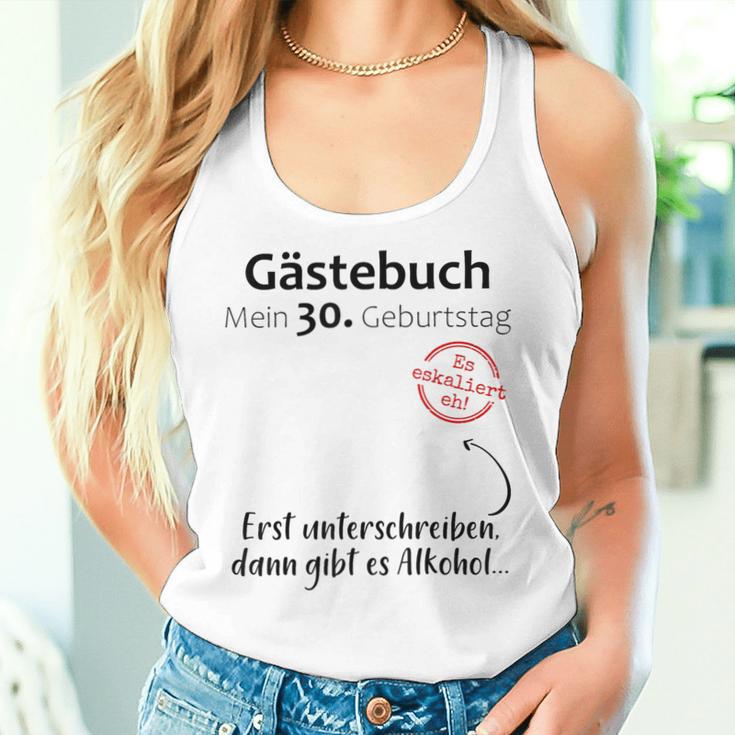 30Th Birthday Man Decoration 30Th Birthday Woman S Tank Top Frauen Geschenke für Sie