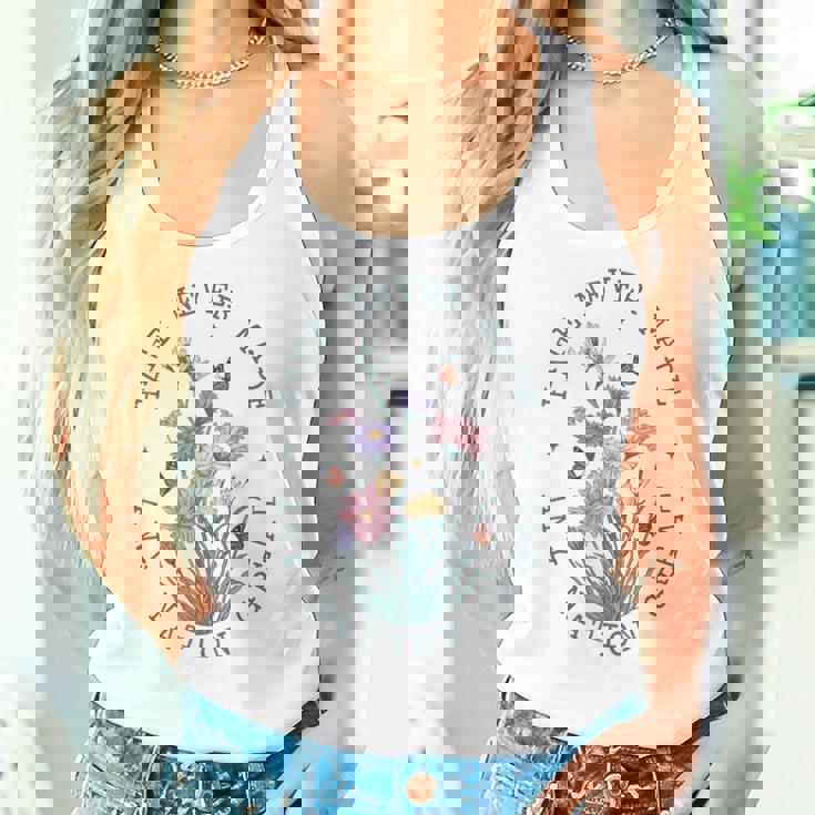Anti Trump Floral Butterflies Democrat President Liberal Women Tank Top Gifts for Her