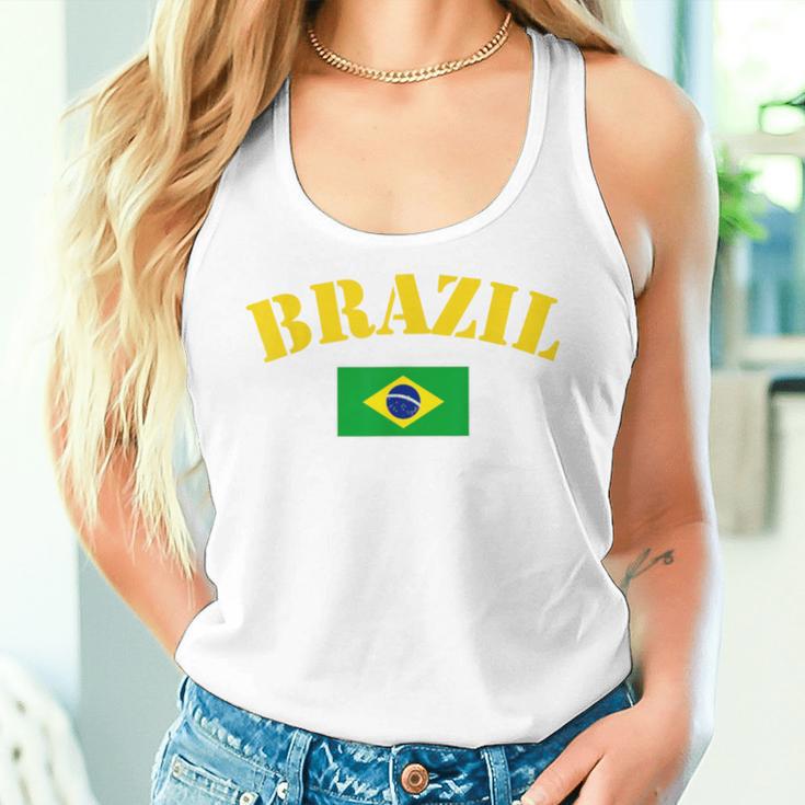 Brazil For Brazilian Boys And Girls With Brazilian Flag Day Green Tank Top Frauen Geschenke für Sie