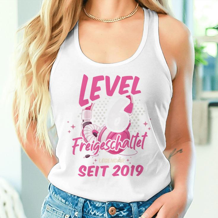 Children's Level 6 Years Girl's Birthday Gamer Girl Gamer 2019 Tank Top Frauen Geschenke für Sie