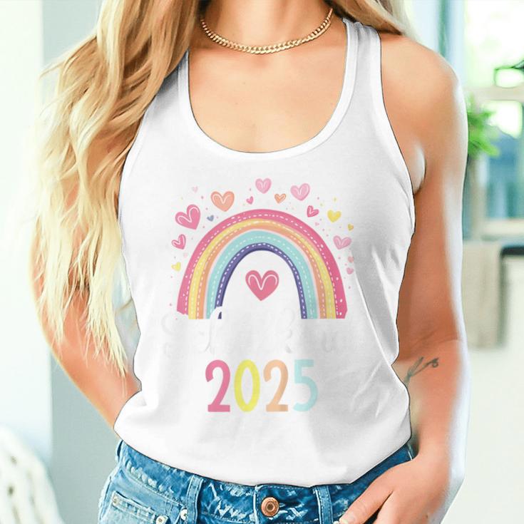 Children's School Child 2025 Rainbow Girls First Day At School 2025 Girls' Tank Top Frauen Geschenke für Sie