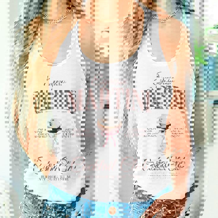 Espresso Martini Cocktail Club Social Club Coquette Women's Tank Top Frauen Geschenke für Sie