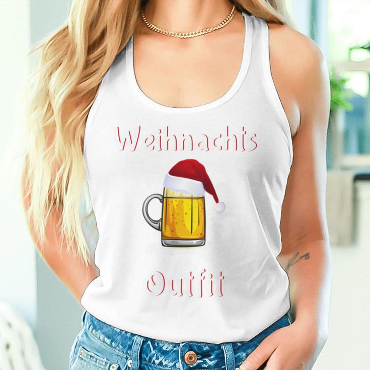 Christmas Outfit Women's Christmas Beer S Tank Top Frauen Geschenke für Sie