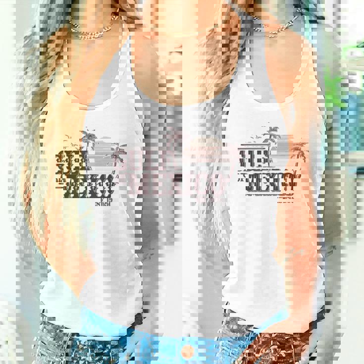 Gulf Of Mexico 1550Intage Graphic Women's Gray Tank Top Frauen Geschenke für Sie