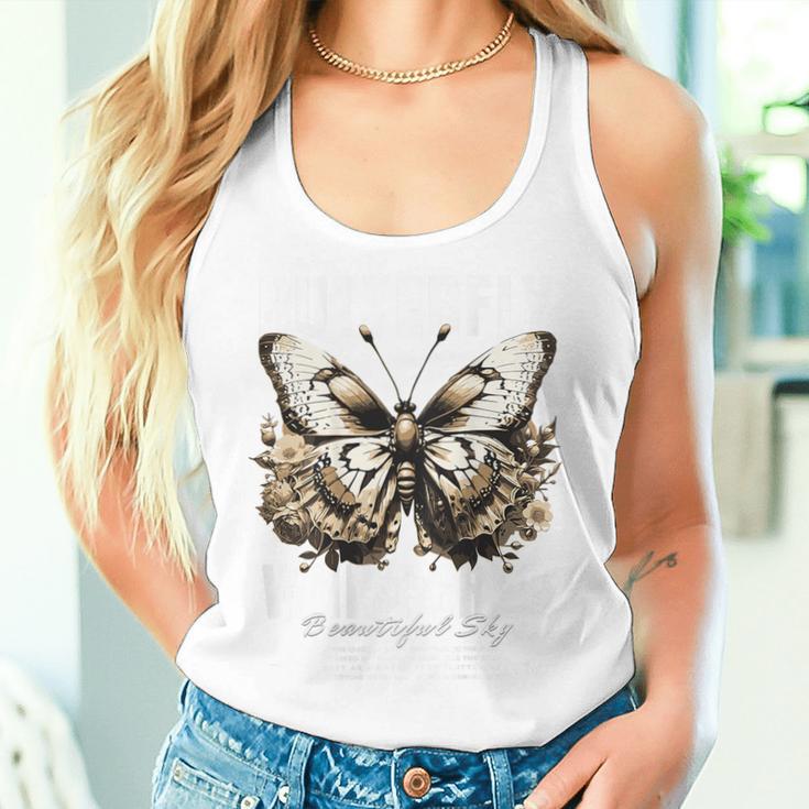 Hip Hop Butterfly Y2k Backprint Streetwear Tank Top Frauen Geschenke für Sie