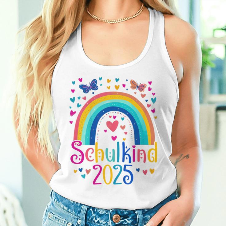 Kinder Schulkind 2025 Regenbogen Mädchen Einschulung 2025 Mädchen Tank Top Frauen Geschenke für Sie