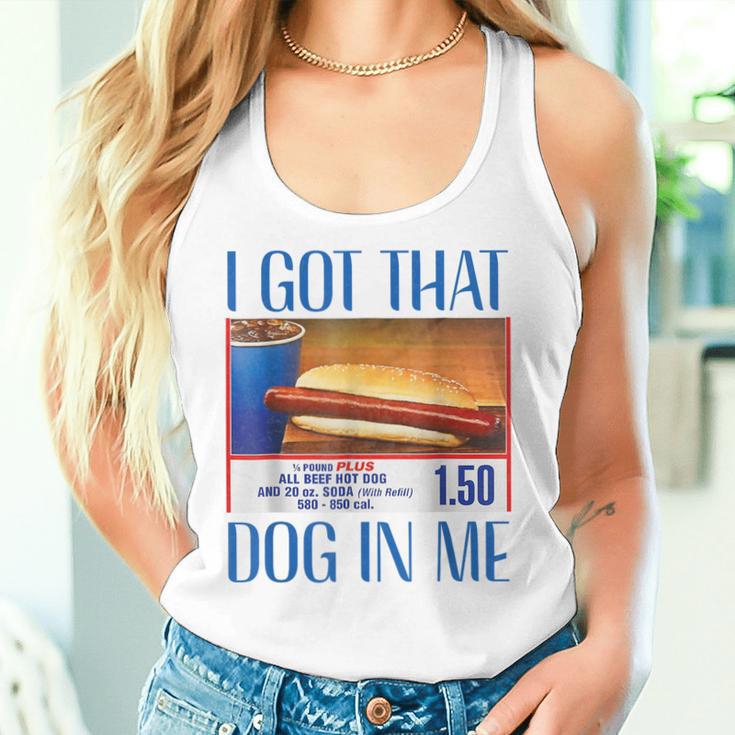 Retrointage I Got-That Dog In Me Hotdog Women's Tank Top Frauen Geschenke für Sie