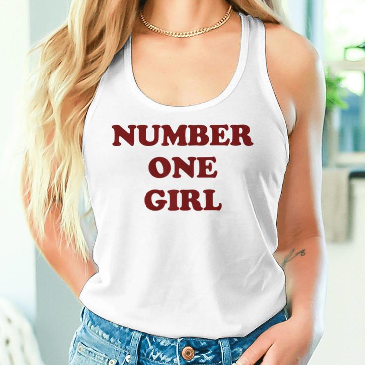 Rosé Number One Girl Tank Top Frauen Geschenke für Sie