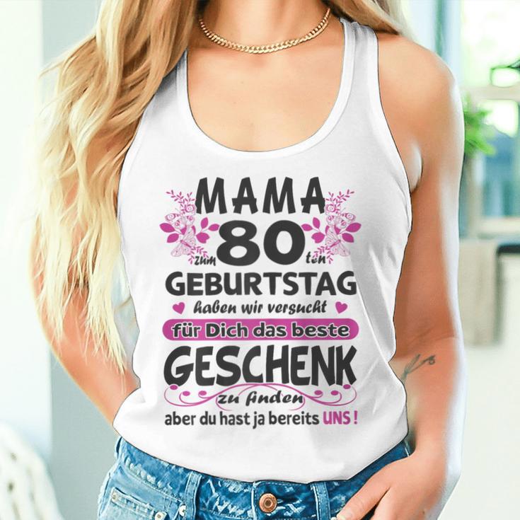 Women's 80 Years Old Grandma Mama 80Th Birthday Sayings Women Tank Top Frauen Geschenke für Sie